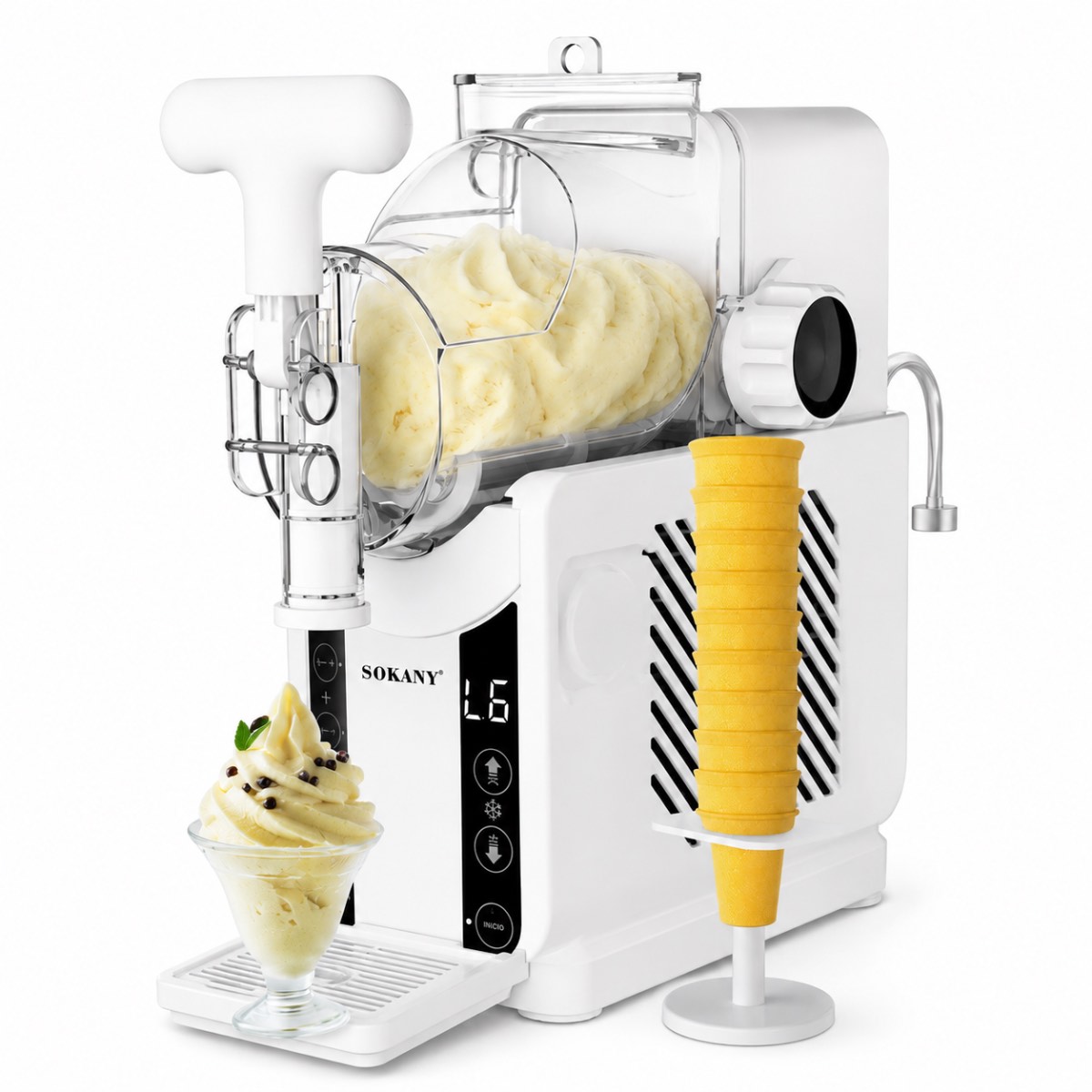 Maquina de Granizados y Helados Sokany