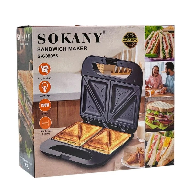 Sandwichera Doble Sokany 08056