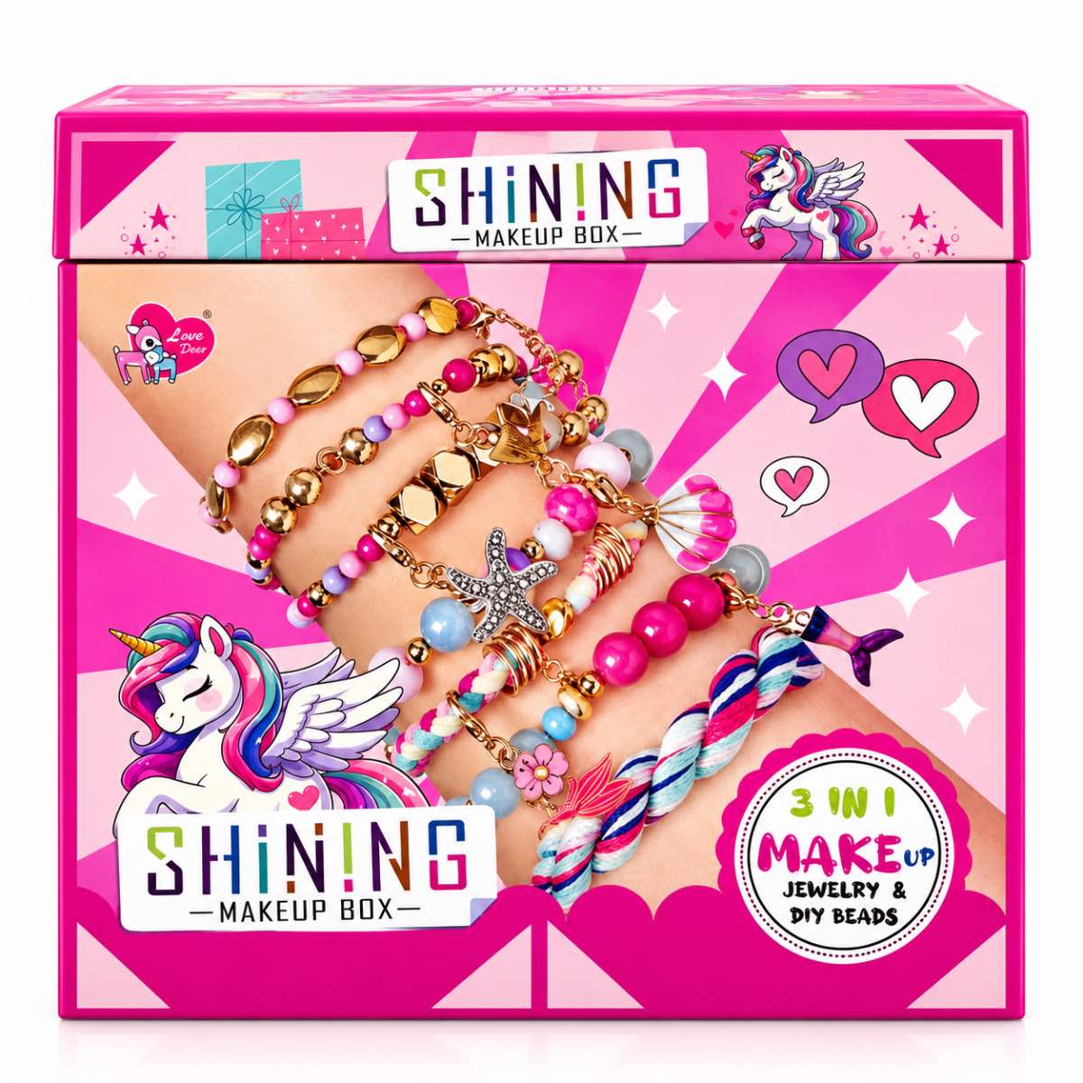 Set Maquillaje Joyeria, Bisuteria 3 en 1